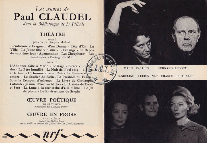 Les programmes de Théatre de l\